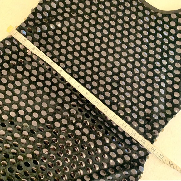 Pleasant Pheasant Bodycon Mini Black Dress M Sleeveless - Picture 4 of 9